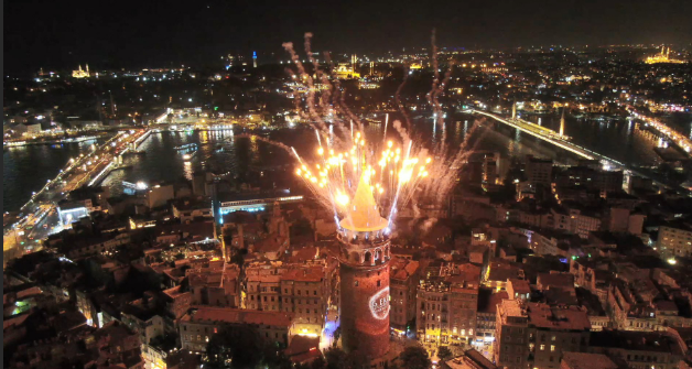 İşte o renkli görüntüler...