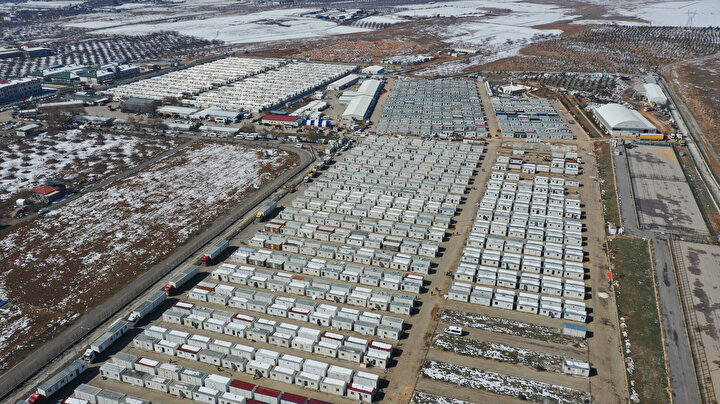 Malatya'da bin konteynerin yer aldığı Beydağı Konteyner Kent, 2 bin 200 depremzedeye ev sahipliği yapıyor.