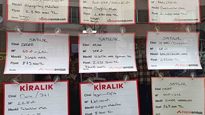 Denetim ekipleri, kentte bulunan emlak ofislerinde daha önceden kiraya verilen daire fiyatları ile yeni kira ilanlarını karşılaştırıyor.
