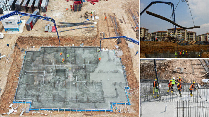 İnşaat yapılacak arazinin daha önce zemin etüdü yapılıp hazır bekletilen rezerv alanı olmasının kendilerine 1 aylık bir zaman kazandırdığını vurgulayan Ulusoy,