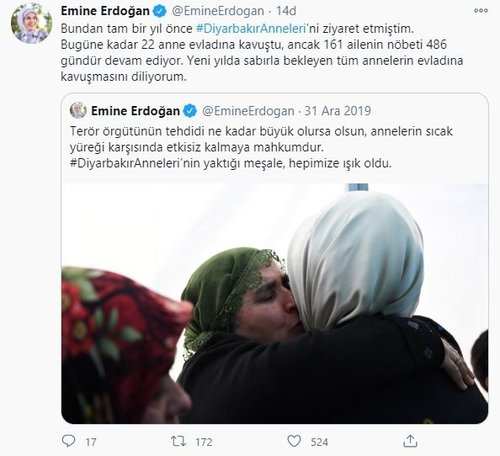 Emine Erdoğan Twitter