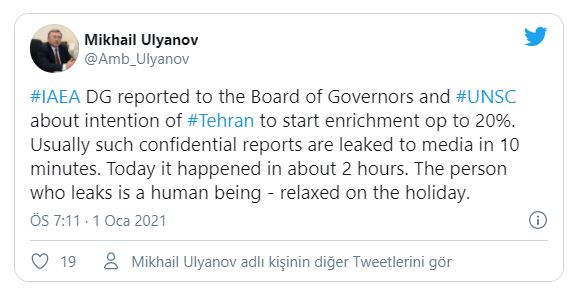 Mikhail Ulyanov Twitt