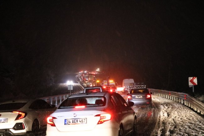 yoğun kar yağışı