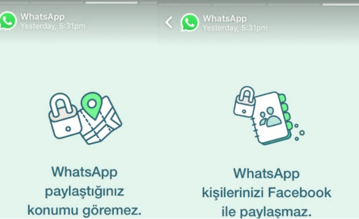 WhatsApp'tan Türkiye'deki kullanıcıları için yeni gizlilik açıklaması