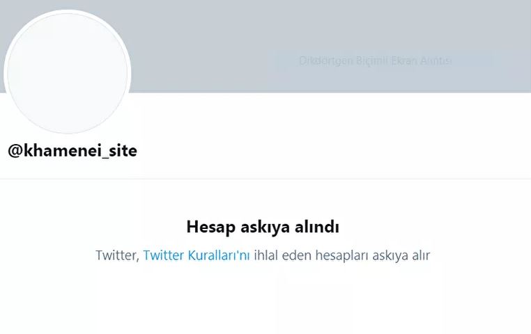 İran Dini Lideri Hamaney Twitter hesabı askıya alındı