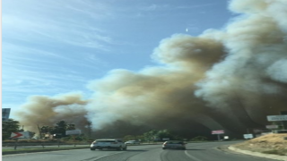 Hatay İskender'un yangınından görüntüler
