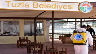 Tuzla’da sosyal tesisler yeni normale hazırlanıyor