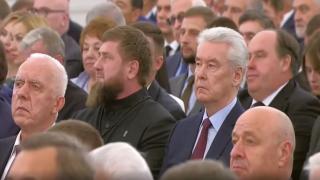 Putin konuşurken Ramazan Kadirov ağladı