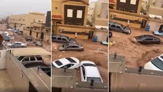 Suudi Arabistan'da sel felaketi: 2 ölü!
