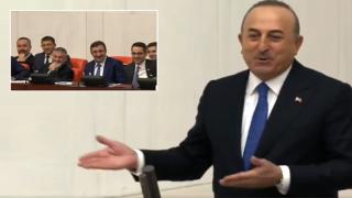 Mevlüt Çavuşoğlu'nun sözleri Meclis'i güldürdü