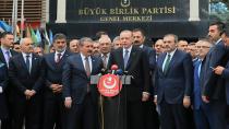 Cumhurbaşkanı Erdoğan BBP'yi ziyaret edecek