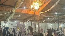 Mersin'de düğün salonunda yangın çıktı