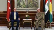Cumhurbaşkanı Erdoğan Mesut Barzani'yle biraraya geldi