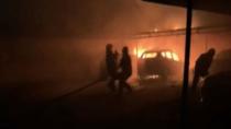 Kadıköy'de otoparkta çıkan yangın söndürüldü