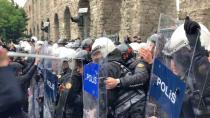 1 Mayıs provokasyonu! Polise taş ve sopalarla saldırdılar!
