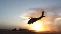 Afganistan'da askeri helikopter düştü!