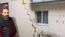 İzmir'de korkutan manzara! Birçok evde çatlaklar oluştu